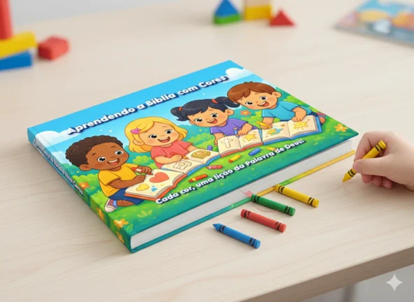 Livro de Colorir Aprendendo a Bíblia com Cores
